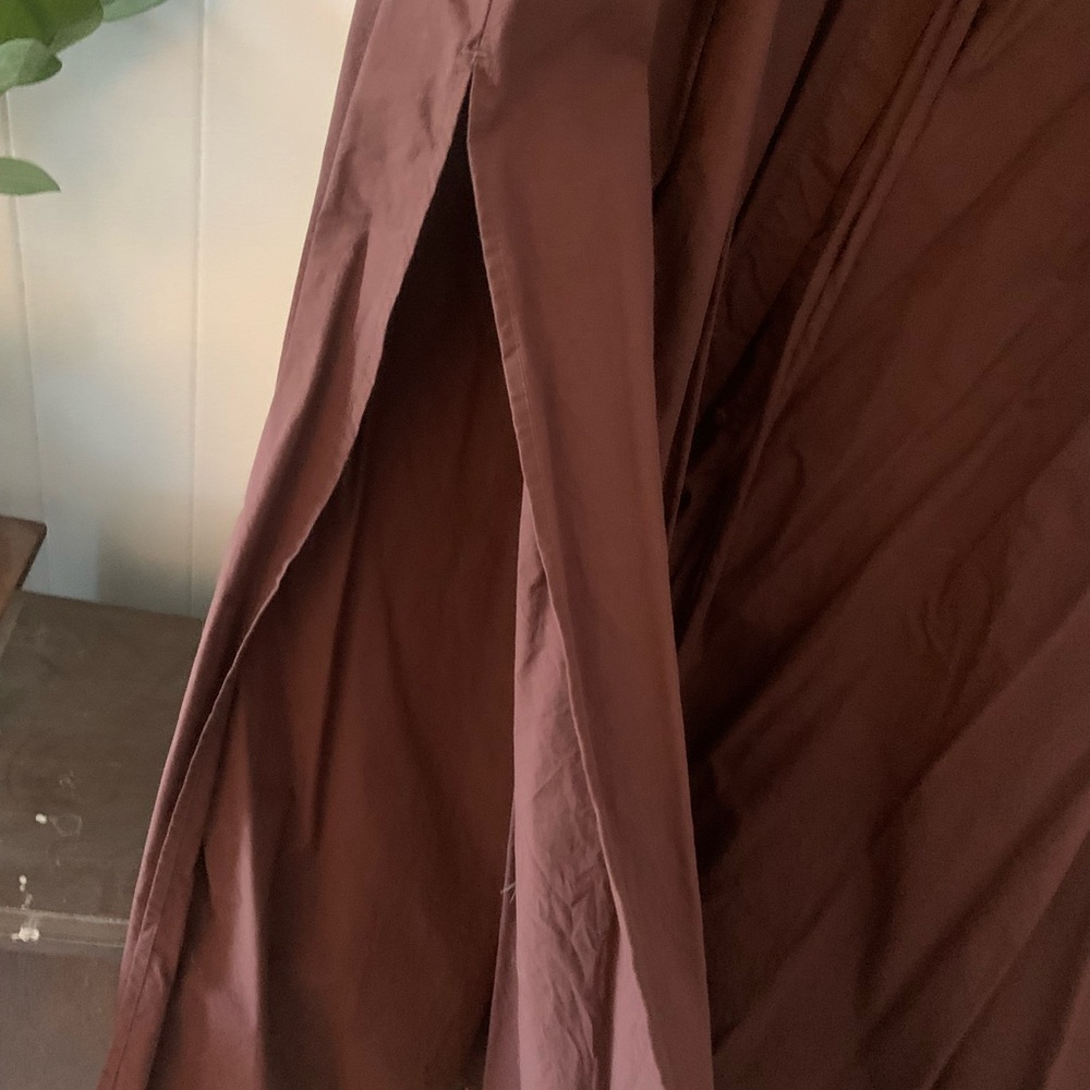 Matteau Gathered Organic Cotton-Poplin Maxi Shirt Dress - Picture 4 of 9